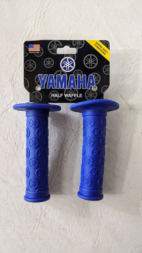 Juego De Manoplas Con Logo Yamaha Color Azul En Motobrand