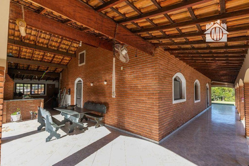 Imagem 9 de 30 de Linda Chácara Arborizada, Lago, Rio Nos Fundos, Piscina, Acesso Asfaltado, 6 Dormitórios À Venda, 6000 M² Por R$ 850.000 - Zona Rural - Pinhalzinho/sp - Ch1206