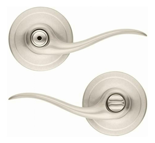 Kwikset Tustin Palanca De Baño, Nulo, Níquel Satinado