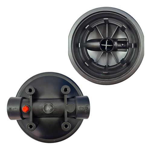 Filtro Água Poço Caipira Nascente Cisterna 6000 L/h 3 Refis Cor Corpo Azul Cabeça Preta 25 Micra
