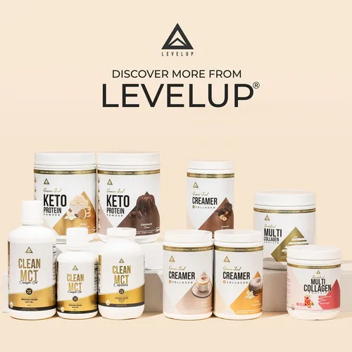 Levelup - Polvo De Protena De Colgeno Alimentado Con Hierba,