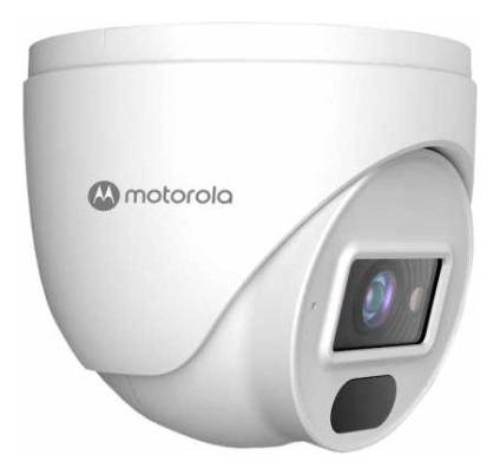 Camera Ip Poe 2mp 20m Dome Poe Ip66 Microfone Motorola Cor Branco