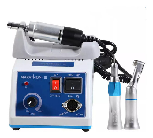 Lijador Pulidor Micromotor N3 Conector E Recto Angu . Azul