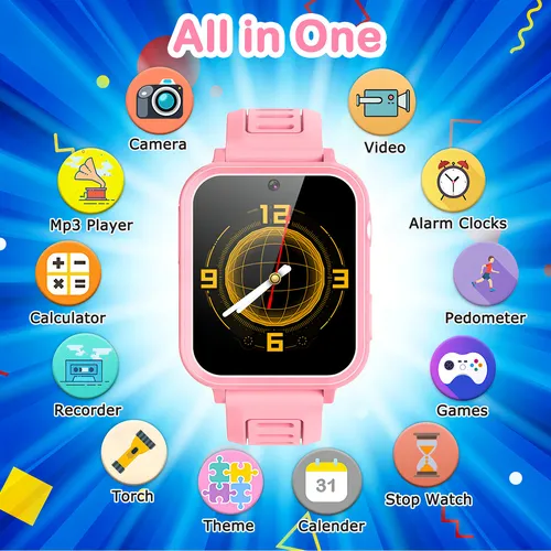 Reloj Inteligente Para Ninos, Regalo Para Ninas De 6 A 12 An