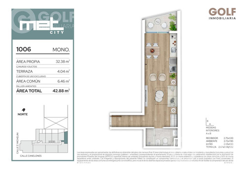 Venta Apartamento 1 Dormitorio En El Centro