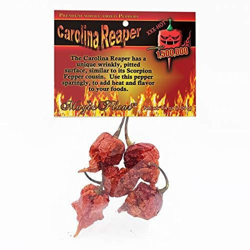 Magia Planta Seca Carolina Del Reaper Pimienta Enteros Vaina