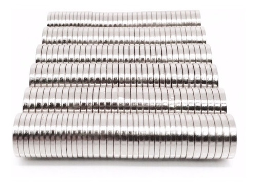 100pcs. Imã De Neodímio 12x2 Redondo Pastilha 12mm X 2mm N35