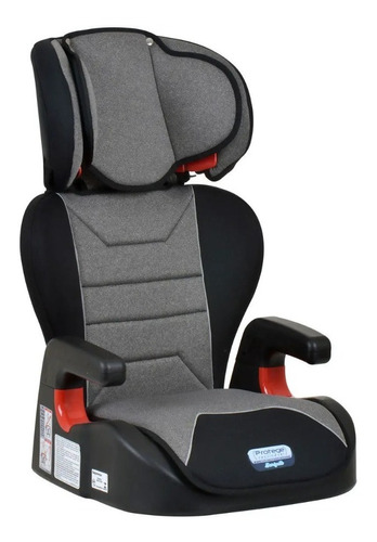 Cadeira P/ Auto Reclinável 36 Kg Protege Mesclado Cinza