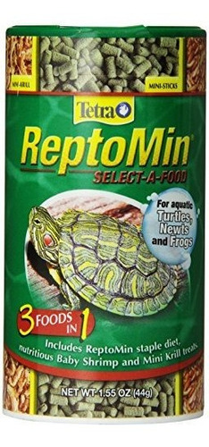 Tetrafauna Reptomin Select-a-food Para Tortugas Acuáticas, N