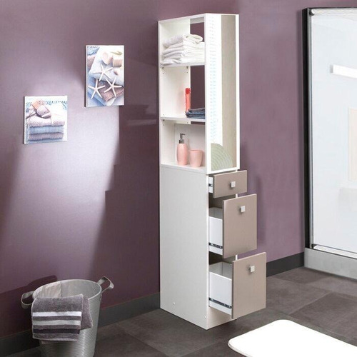 Tolva Mueble Organizador De Baño Moderno Placard Tb-204