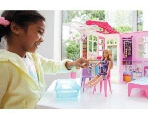 Imagem 4 de 4 de Casa Da Barbie Com Boneca - Mattel - Fxg55