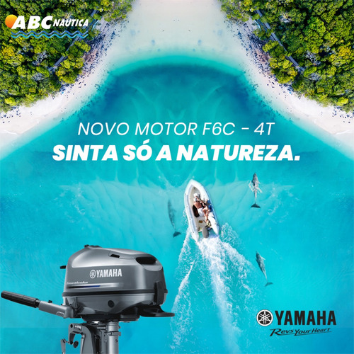 Motor De Popa Yamaha 6hp 4t Leia Anúncio