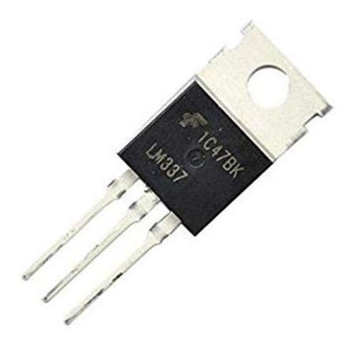 5 Reguladores De Voltaje Lm337t, Ajustable De -1,2 A -37 V