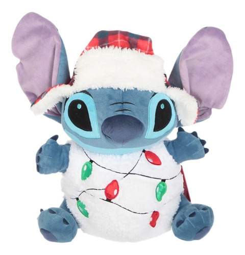 Peluche Navideño Stitch Disney Con Luces