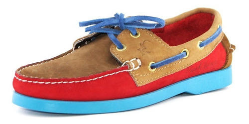 Zapatos Nauticos Mocasines Peskdores Honey Red Hr0004