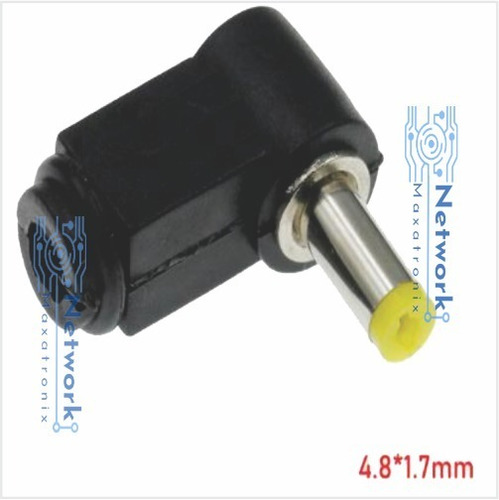 Conector Plug Dc 90 Grado 4.8mmx1.7mm