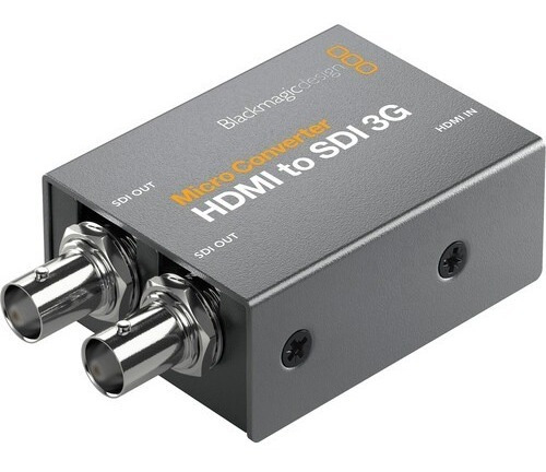 Kit Micro Converter Blackmagic Hdm/sdi + Cable Sdi 50 Mts 