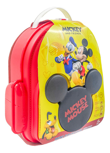 Mochila Fashion Mickey Hamburguesas Disney + Accesorios