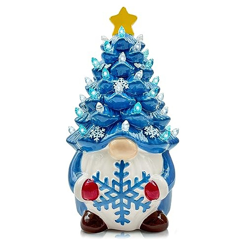 Gnome Azul De Navidad, Decoración De Gnomos Hogar Luce...