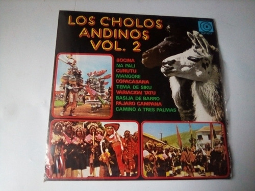 Lp Los Cholos Andinos Volumen 2 Como Nuevo