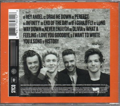 Imagen 2 de 3 de One Direction Made In The Am Nuevo Harry Styles Lipa Ciudad