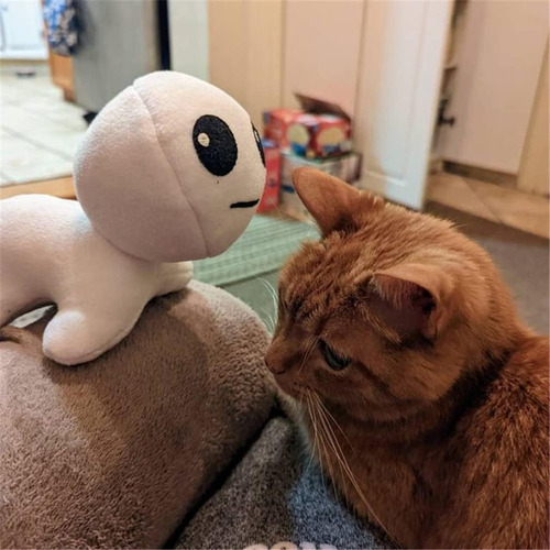 Juguete De Peluche Tbh Criatura Yipee Blanca Para Autismo Color