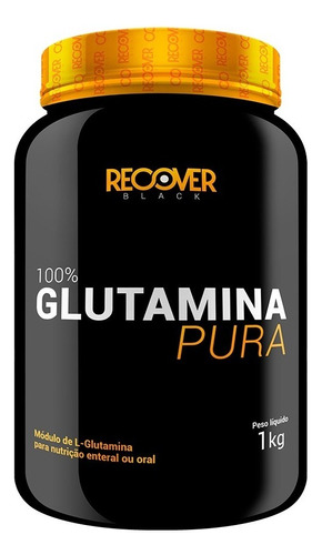 Suplemento Em Pó Recover Glutamina 100% Pura Natural 1 Kg
