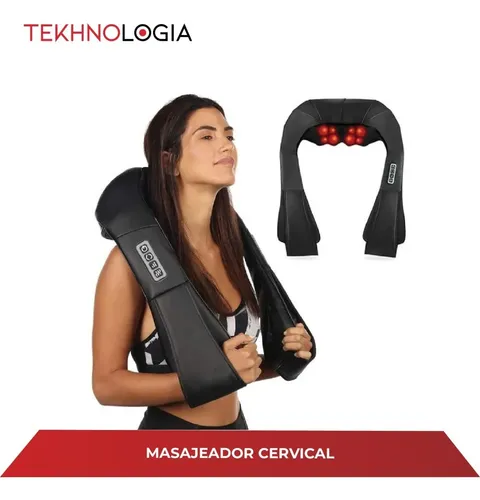 Masajeador Para Cervical Espalda Hombros Pie Shiatsu Calor Env o