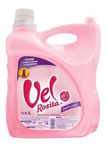 Shampoo Para Ropa Delicada Vel Rosita De 8.5 Litros