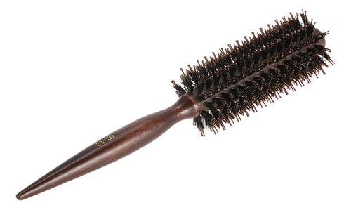 Cepillo De Pelo Con Cerdas, Mango De Madera Redondo Con Pein