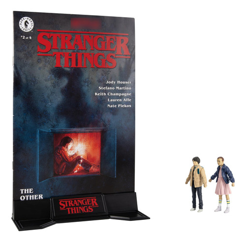 Figuras De Acción 3 Pulgadas Once Y Mike Wheeler Con Cómic