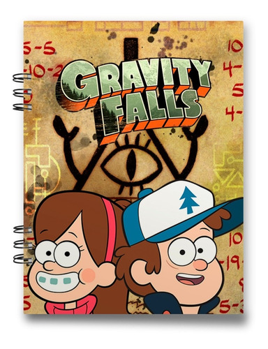 Imagen 8 de 9 de Cuaderno Gravity Falls 15x20 Cms Mediacarta 100 Hojas