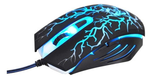 Mouse Gamer Action Reloaded Ms300 Led 7 Cores - 3.200dpi Cor Preto