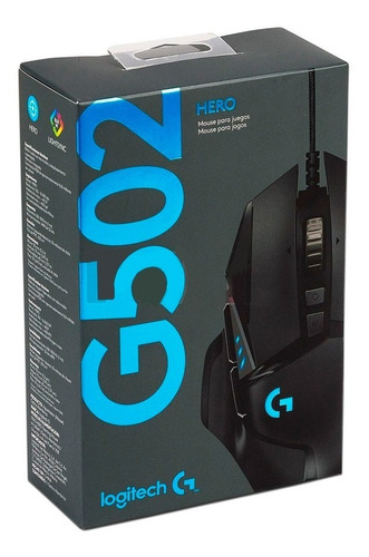 Logitech G502 Mouse Gamer Luz Rbg 11 Botones Programables