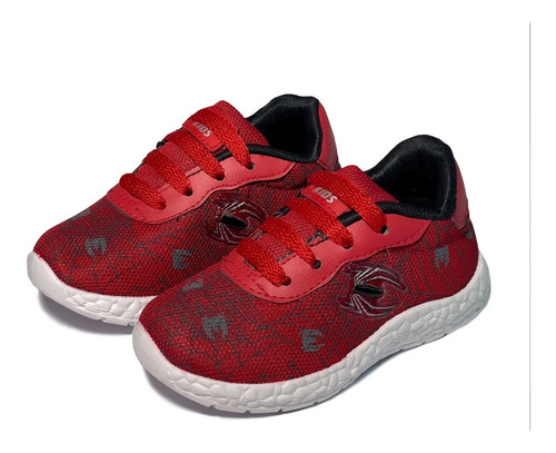 Zapatillas Urbana Sulu Kids Rojo Araña Sul64ro