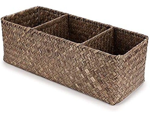 Cesta De Almacenamiento Hipiwe Seagrass Nesting - Organizado