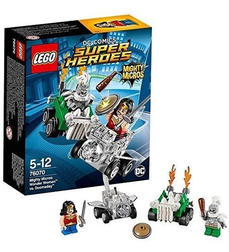Lego Wonder Woman Vs Doomsday Super Heroes 76070 85 Piezas