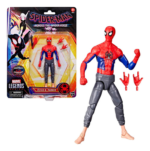 Figura Peter Parker Across The Spiderverse Spiderman - Hasbo