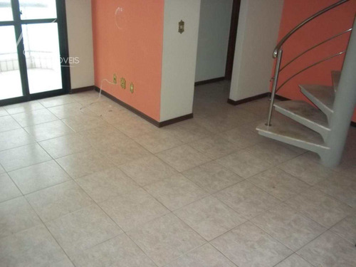 Imagem 8 de 30 de Cobertura Com 2 Dorms, Canto Do Forte, Praia Grande - R$ 450.000,00, 92m² - Codigo: 409 - V409