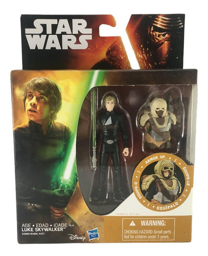 Hasbro Star Wars Force Awakens 3.75 Armor Up Luke Skywalker