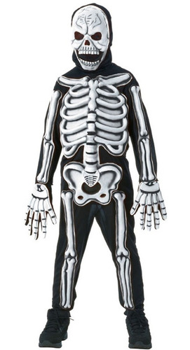 Disfraz Esqueleto Que Brilla En La Oscuridad Para