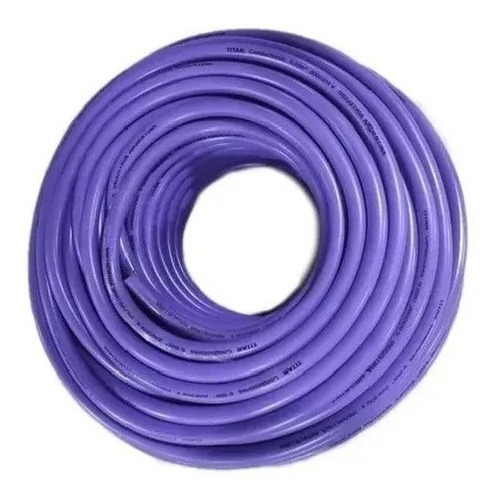 Cable Subterráneo Argencable Subterraneo 4x6mm² Violeta X 50m En Rollo