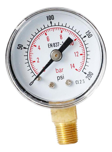 Ts-8 Medidor De Radial Reloj 0 Psi 0-14 Bar Utilizado En