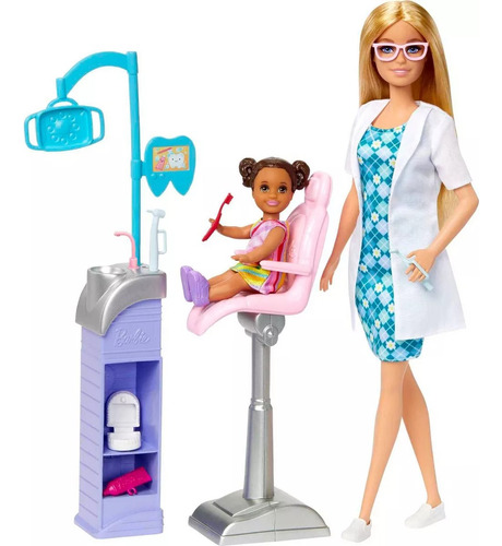 Barbie Dentista Con Set De Odontologia
