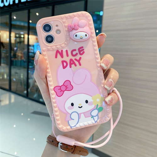 Funda Carcasa Para iPhone Sanrio Cinnamoroll My Melody Con C