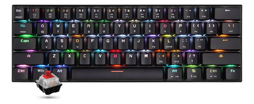 Motospeed Ck62 61 Teclas Rgb Teclado Mecánico Usb Cableado B