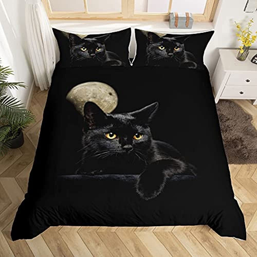 Ropa De Cama De Gato Erosebridal Para Niñas Y Niños, Lindo D