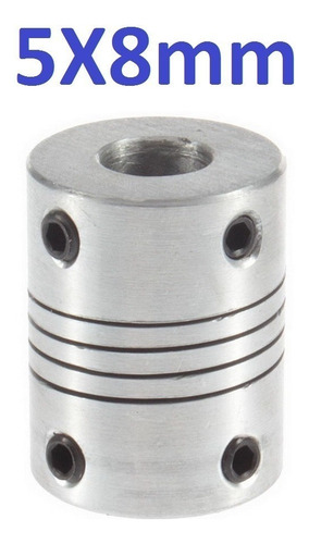 Acople Flexible Motor Nema 17 Cnc Impresora 3d 5x8mm