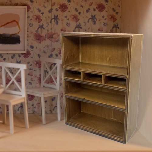 Modelo De Armario En Miniatura Para Casa De Muñecas, Alto