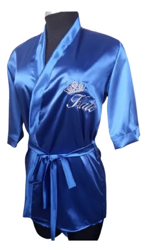 Bata Satin Bordada Para Quinceañera